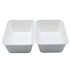 700ml High Quality Disposable Compostable Bowl Sugarcane Tray