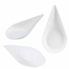 Placas biodegradables de la caña de azúcar de la forma de la cuchara compostable disponible caliente de la venta