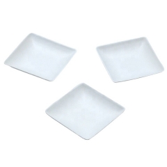 Eco-package Mini Style Bagasse Pulp Square Plate Sugarcane for Party