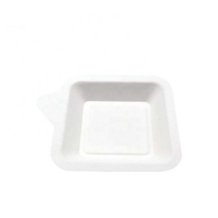 Disposable Tray Compostable Bagasse Disposable Sugarcane Cake Tray