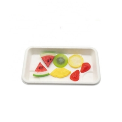 Factory Cheap Price Eco Bagasse Tray For Cake