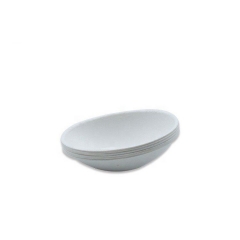 Chinese supplier sugarcane bagasse egg shape party biodegradable disposable tray
