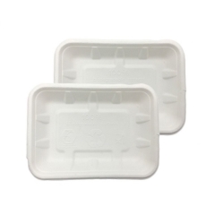 Hot sale disposable biodegradable bagasse sugarcane compostable meat tray