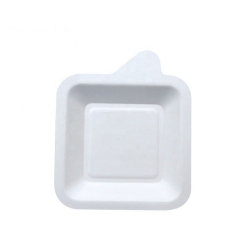 Ecofriendly Cake Tray Bagasse Disposable Sugarcane Tray For Weeding