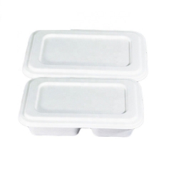 High Quality 100% Biodegradable Sugarcane Bagasse 4 Compartment Eco Friendly Tray