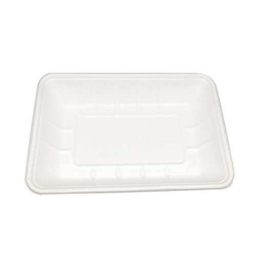 Takeaway meal tray biodegradable disposable sugarcane serving trays for food