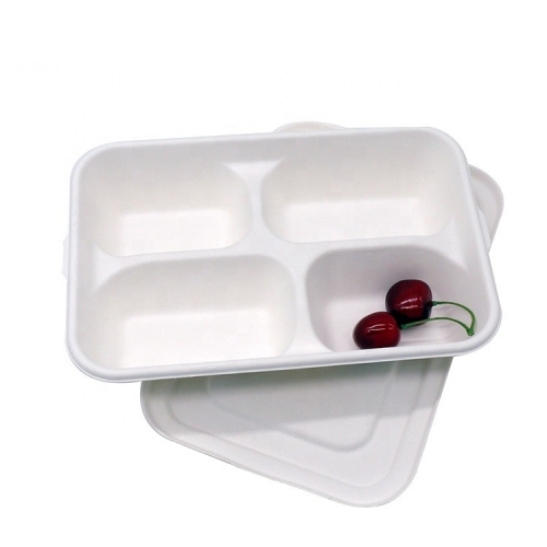 plateau repas bagasse