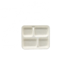 Δίσκος επιτραπέζιων σκευών χαρτιού χαρτοπολτού χαρτοσαγώσιμου ζαχαροκάλαμου μιας χρήσης βιοδιασπώμενου 4
