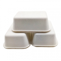 Sugarcane Lunch Tray Biodegradable Bagasse Disposable Tray