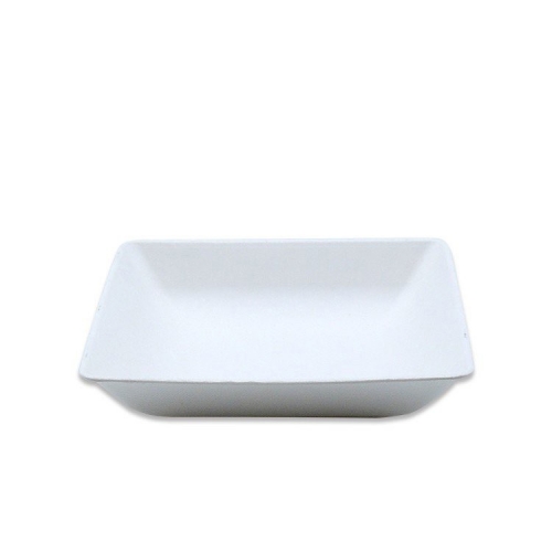 Rectangle 100% plateau alimentaire en bagasse de canne à sucre biodégradable jetable