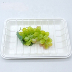 Δίσκοι τροφίμων μίας χρήσης βιοδιασπώμενης ζαχαροκάλαμου