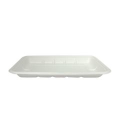 Eco friendly biodegradable disposable bagasse meat tray for restaurant