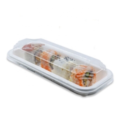 寿司用の長方形の生分解性使い捨てサトウキビパッキングトレイ