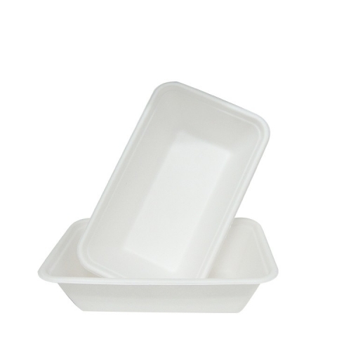 High quality disposable bagasse tray biodegradable sugarcane fruit trays