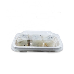Precio al por mayor Catering Bandeja biodegradables de sushi de bagazo desechables