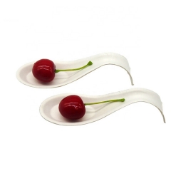 New spoon shape sauce biodegradable compostable party wedding trays trays
