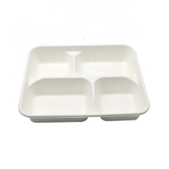 Biodegradable christmas compartment reusable lunch tray