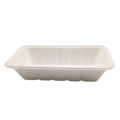Bagasse Compostable 750ml Biodegradable Sugarcane Disposable Tray
