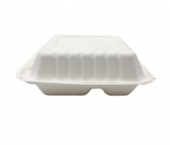 New disposable clamshell box biodegradable takeout compartment food containers