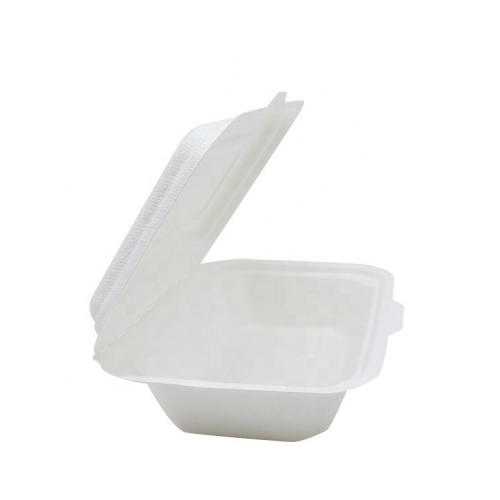 Sugarcane Lunch Box Biodegradable Clamshell Food Container