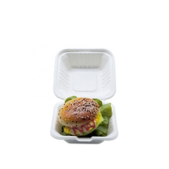 Contenitori per alimenti usa e getta Microvable da asporto Contenitore per il pranzo in bagassa di canna da zucchero