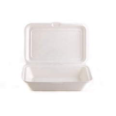 caja de concha de caña de azúcar  bagazo de 7 * 5 pulgadas biodegradable para llevar  contenedor de comida