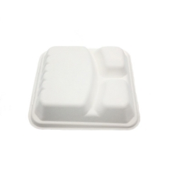 New disposable clamshell box biodegradable takeout compartment food containers