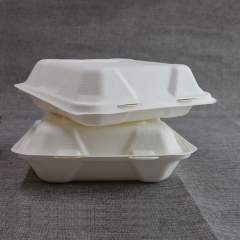 Caja de comida para llevar caja biodegradable amistosa del envase de comida del eco