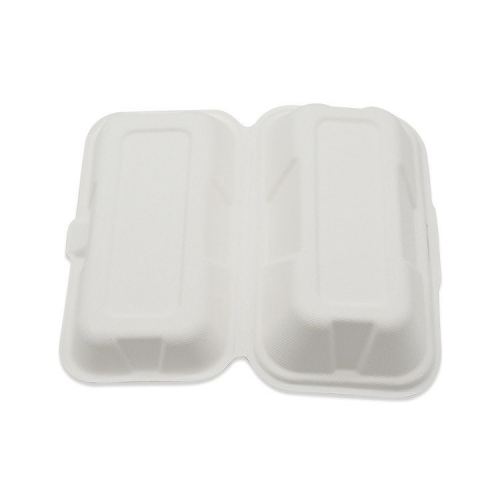 Wholesale high quality biodegradable disposable sugarcane bagasse food container with lid