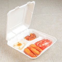 Takeaway food box eco friendly biodegradable food container box