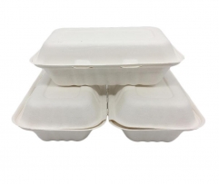 Wholesale disposable compostable sugarcane food container for restaurant