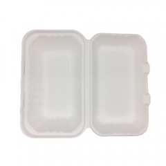 Wholesale eco-friendly biodegradable sugarcane bagasse lunch box food container