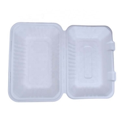 Sugarcane Biodegradable Food Packaging Box For Lunch