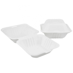 Sugarcane bagasse tableware disposable sugarcane container with lowest price