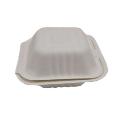 wholesale disposable food packaging sugarcane pulp food box