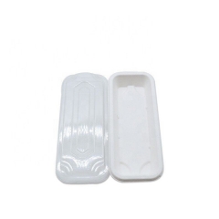Caja biodegradable disponible del sushi del bagazo de las bandejas de la caña de azúcar con la tapa