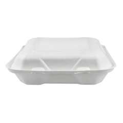 Caja de comida para llevar caja biodegradable amistosa del envase de comida del eco