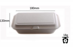 sugarcane clamshell box 7*5inch bagasse biodegradable take out food container