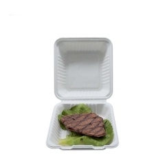 Takeout Microvable Disposable Food Containers Sugarcane Bagasse Lunch Box