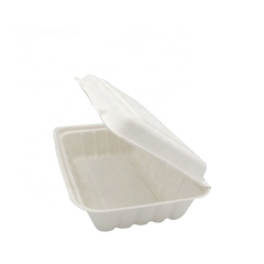 υδατοαπωθητικό κουτί μεσημεριανού κουτί μεσημεριανού ζαχαροκάλαμου μιας χρήσης για κοτόπουλο