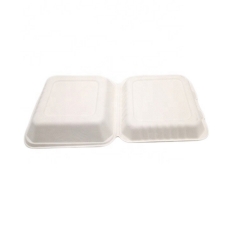 Heavy Weight Box Bagasse Disposable Sugarcane Food Container Takeaway