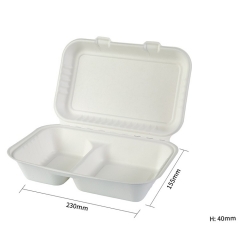 microwaveable takeaway food container bagasse food container biodegradable lunch box