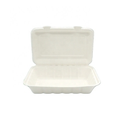 Microwaveable 100% degradable disposable lunch box