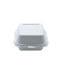 पर्यावरण के अनुकूल डिस्पोजेबल बायोडिग्रेडेबल गन्ना खाद्य कंटेनर सीपी खाद्य बॉक्स