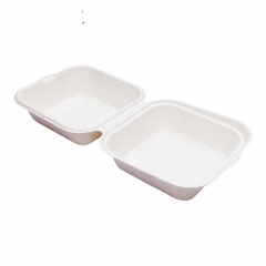 Eco-Friendly Dioposable Compostable High Quality Sugarcane Bagasse Biodegradable Lunch Box