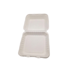 Hot sale disposable biodegradable takeaway sugarcane bagasse food container