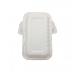 ใหม่มาถึงไมโครเวฟย่อยสลายได้อ้อยกล่องอาหารกลางวันแบบใช้แล้วทิ้งสำหรับร้านอาหาร