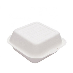Caja de caña de azúcar compostable dioposable ecológica para el almuerzo