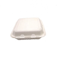 Heavy Weight Box Bagasse Disposable Sugarcane Food Container Takeaway