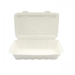 Eco-friendly Microwave Nontoxic Biodegradable Sugarcane Packaging Food Container